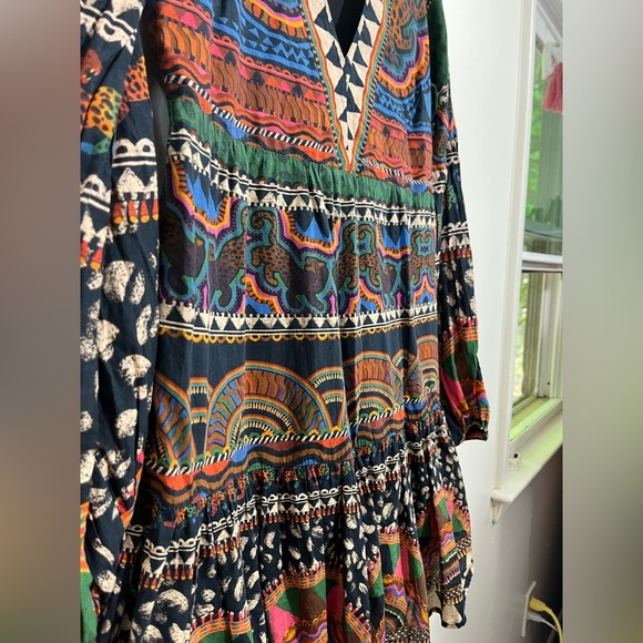 FARM Rio V-Neck Printed Tunic Dress - Picture 8 of 10